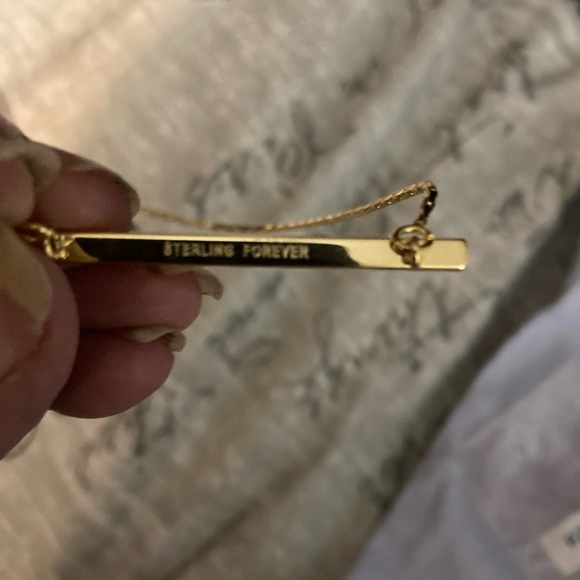 NWT Sterling Forever bar adjustable bracelet with “Not all who wander are lost”. - Picture 2 of 5